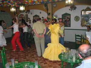 Feria flamenco dancing