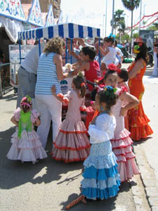 Children at the Feria