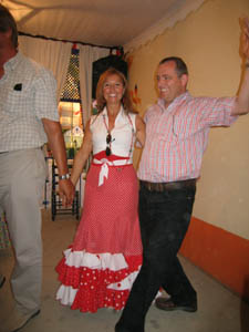 Flamenco dancing in sanlucar
